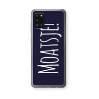 Moatsje!: Samsung Galaxy A31 Transparant Hoesje