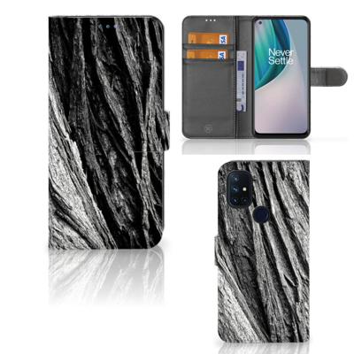 Book Style Case OnePlus Nord N10 Boomschors Grijs | Portemonnee hoesje