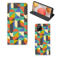 Samsung Galaxy A42 Hoesje met Magneet Funky Retro