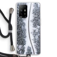 Snøfall: Oppo A94 5G Transparant Hoesje met koord Snøfall: Oppo A94 5G Transparant Hoesje met koord
