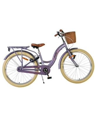 Volare blossom kinderfiets - meisjes - 24 inch - paars - twee handremmen