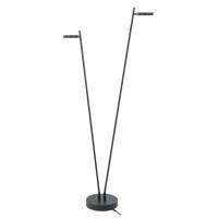 Highlight Design vloerlampRound Move + battery zwart oplaadbaar 2-lichts - V4218.01
