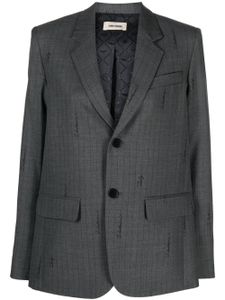 Zadig&Voltaire blazer à simple boutonnage - Gris