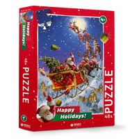 Rebo Productions Santa legpuzzel junior karton 48 stukjes