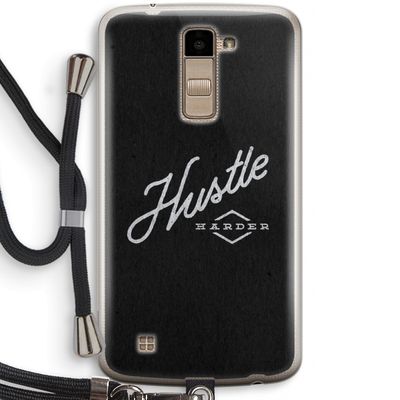 Hustle: LG K10 (2016) Transparant Hoesje met koord