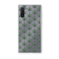 Weed: Samsung Galaxy Note 10 Transparant Hoesje