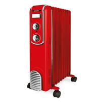 Scholtes Vintage Olieradiator - Rood
