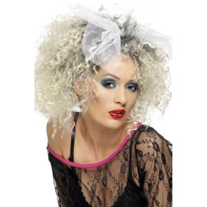 Smiffys carnaval verkleedpruik - Madonna look - damespruik - jaren 80 - Eighties