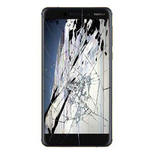 Nokia 6.1 LCD en Touch Screen Reparatie - Zwart