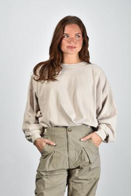 Marant Etoile trui Sauria SW0149FA-D1M01E beige