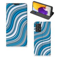 Samsung Galaxy A72 (5G/4G) | Hoesje met Magneet | Waves Blue