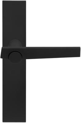 Formani deurkruk Bertram Beerbaum TENSE BB101P236SFC op schild blind - mat zwart