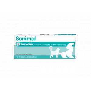 Sanimal Imodiar voor hond en kat 20 tabletten