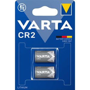 Varta Lithium Batterij CR2 3 V 2-Blister | 1 stuks - VARTA-CR2-2 VARTA-CR2-2