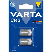 Varta Lithium Batterij CR2 3 V 2-Blister | 1 stuks - VARTA-CR2-2 VARTA-CR2-2