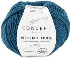 Katia Merino 100% 034 Groen blauw