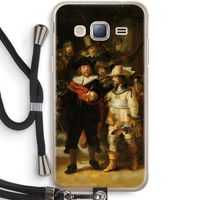 De Nachtwacht: Samsung Galaxy J3 (2016) Transparant Hoesje met koord
