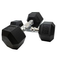 Hexa Dumbbells - Focus Fitness - 2 x 6 kg - thumbnail