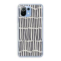 Moroccan stripes: Xiaomi Mi 11 Lite Transparant Hoesje