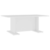 vidaXL Salontafel 103,5x60x40 cm bewerkt hout wit - thumbnail