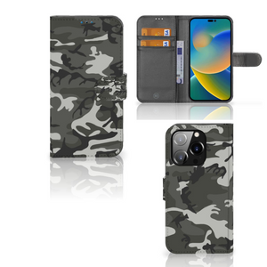 iPhone 14 Pro Telefoon Hoesje Army Light