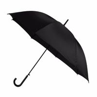 Zwarte automatische paraplu 107 cm   -