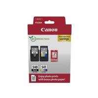 Pak met 2 inktcartridges + pak fotopapier - CANON - PG-540 Zwart + CL-541 Kleur
