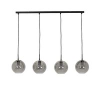 Light & Living Hanglamp Subar 4-Lamps - Zwart - thumbnail