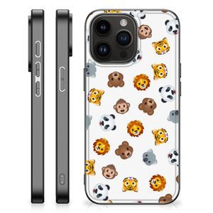 Back Case voor iPhone 15 Pro Max Dieren Emojis