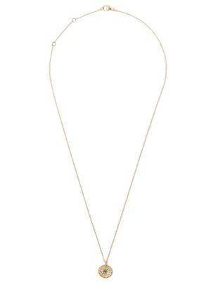 David Yurman collier Cable Collectibles Evil Eye en or 18ct serti de saphirs et de diamants