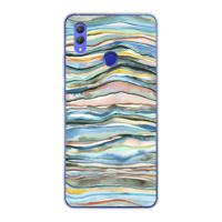 Watercolor Agate: Honor Note 10 Transparant Hoesje