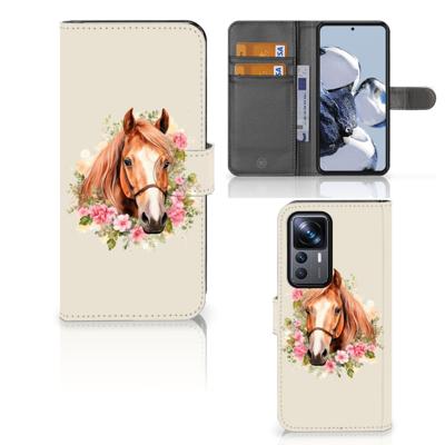 Telefoonhoesje | Met pasjeshouder | voor Xiaomi 12T | 12T Pro Paard