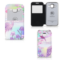 Samsung Galaxy Core Prime Telefoonhoesje met Pasjes Bird - thumbnail