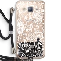 Vexx Mixtape #2: Samsung Galaxy J3 (2016) Transparant Hoesje met koord