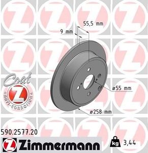 Remschijf Coat Z 590257720