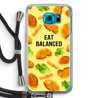 Eat Balanced: Samsung Galaxy S6 Transparant Hoesje met koord