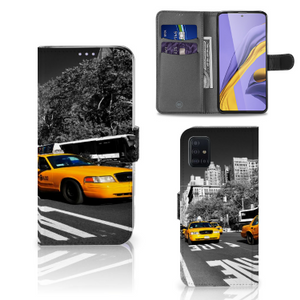 Samsung Galaxy A51 Flip Cover New York Taxi