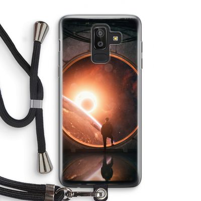Ephemeral: Samsung Galaxy J8 (2018) Transparant Hoesje met koord