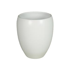 Floran Plantenpot - wit - mat - keramiek - 19 x 16 cm