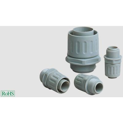 HELU 97607-25 Slangbevestiging Grijs PG13 Recht 25 stuk(s)