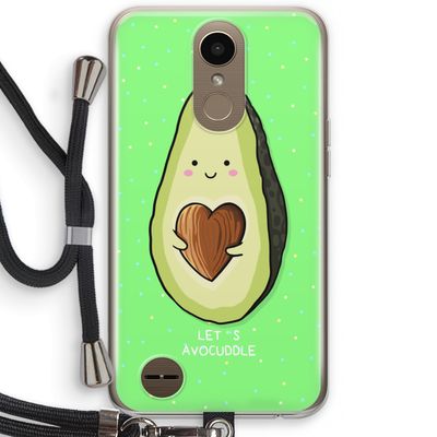 Avocuddle: LG K10 (2017) Transparant Hoesje met koord
