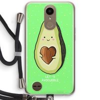 Avocuddle: LG K10 (2017) Transparant Hoesje met koord