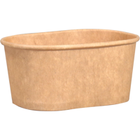 Cup | karton + PP | 250ml | 81mm | bruin | 1000 stuks