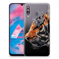 Hoesje maken Samsung Galaxy M30 Watercolor Tiger