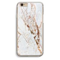 Goud marmer: iPhone 6 / 6S Transparant Hoesje