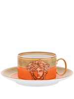 Versace tasse et soucoupe Coin Medusa - Orange