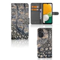 Samsung Galaxy A14 5G | Telefoonhoesje | Met pasjeshouder | Krokodillenprint