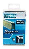 Rapid Nieten Type 606 Gegalvaniseerd, Kunststofbox 3600st Lengte 18mm