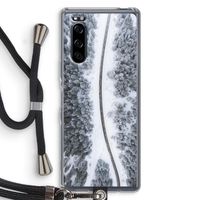 Snøfall: Sony Xperia 5 Transparant Hoesje met koord