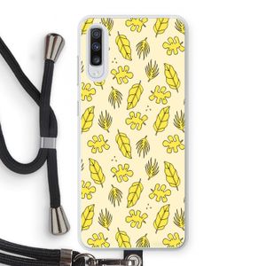 Herfst: Samsung Galaxy A70 Transparant Hoesje met koord